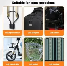 Lock Security Steel Wire Combination Lock Padlock Anti-Theft Combination Lock