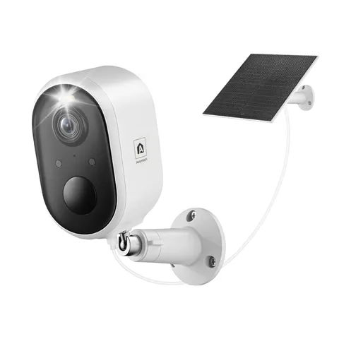 Solar Security Camera Outdoor Wireless, 2K Color Night Vision, Battery Powere...