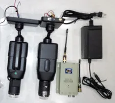 Lot 2 Pelco CCTV Cameras + Wireless AV Receiver — Parts/Repair DIY Project