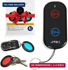 JTD Key Finder Locator with Sound, Remote Finder - 2 Receivers, 1 Car Tracker Ke