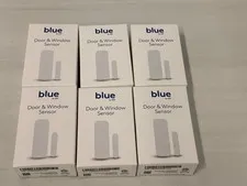Lot of 6 Blue by ADT Door & Window Sensor SSH1R0-29 Wireless Smart Security