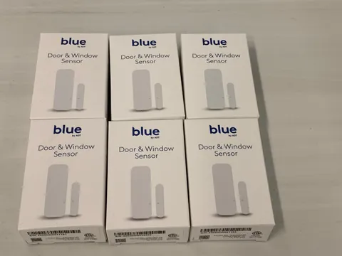 Lot of 6 Blue by ADT Door & Window Sensor SSH1R0-29 Wireless Smart Security