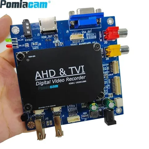 DVR Board AHD 1CH 1080P video recording motherboard CVBS, AHD, TVI access， 1080P