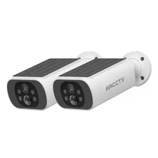 ARCCTV 2K Solar Battery Security Camera Outdoor Wireless WiFi Color Night Vision