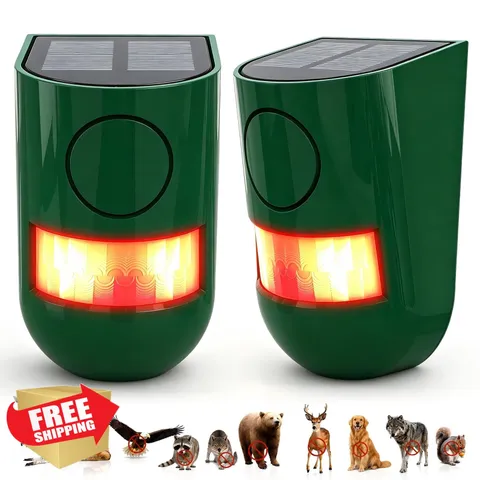ChunHee 6PC Solar Motion Alarm GREEN-2pac
