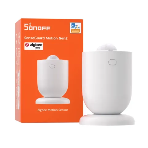 SONOFF SenseGuard SNZB-03PR2 Zigbee Motion Sensor with Light Sensor for Light...
