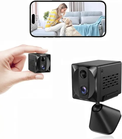 Mini Cámara Oculta Espía 4k Ultra Hd Wifi Niñera Inalámbrica Camara Espia 2026
