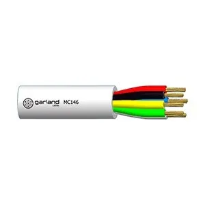 6C-14020 GARLAND WORK WHITE SEC CABLE 250M PULL BOX