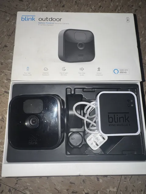 Blink Outdoor Wire-Free 1080p Wi-Fi Camera + Sync Module 2, Alexa, 2-Way