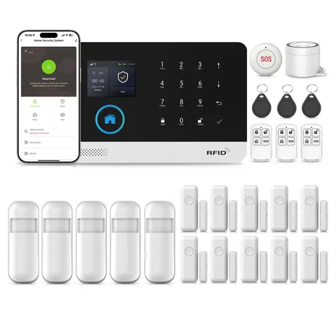 Alarm System for Home Security, WiFi Wireless Security System GSM Home Alarm ...