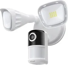 ieGeek Outdoor 2K Wired Floodlight Camera Home WiFi Security Camera 2 Way Audio