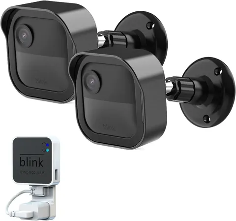 Blink Outdoor 4Th Gen Camera Mount, 2Pack Weatherproof Housing and 360 Degrees A