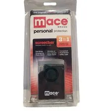 Mace Personal Alarm Belt Clip Lanyard or Door/Window 130 Decibels Black Takes 9V