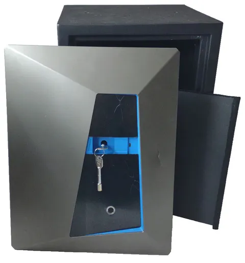 Biometric Safe Fireproof Box Fingerprint Touch Screen Keyboard *DAMAGED*