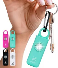 ® Siren Self-Defense Alarm - 130 Db Keychain Alarm with LED Strobe Light for Wom