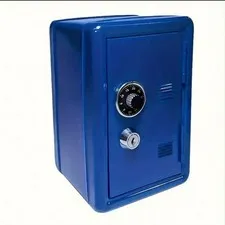 Advance Security Safe Box Key&Digital Lock Or Cabinet Fixed Design Bleu