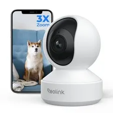 4K UHD Indoor Security Camera, Pan & Tilt, Wi-Fi 6, 3X Optical Zoom, Auto-Tracki