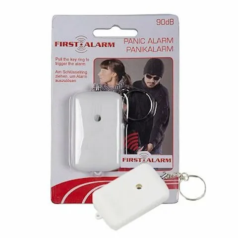 X2 Pcs Security Alarm Keychain Anti Theft Siren 90Db