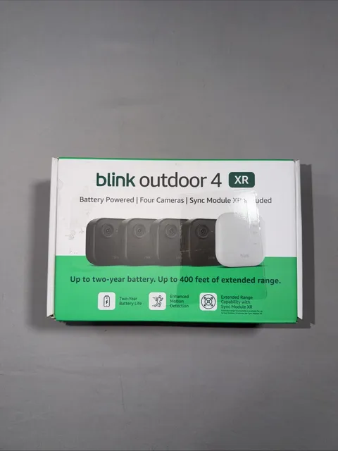 Blink Outdoor 4 XR Four Camera System w/Sync Module XR BRAND NEW Factory Sealed