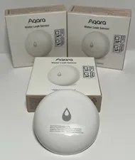 Aqara Water Leak Sensor 3 Pack Zigbee Wireless Leak Detector Alarm Flood Sensor