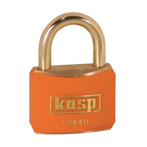 Kasp K12440ORAA1 Brass Lock - 40mm - - Orange - KA24404