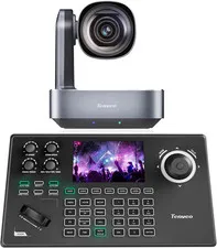 4K PTZ Camera and Controller Bundle/Kits, 12X AI Tracking Hdmi/Usb/Lan(Poe) 4K P