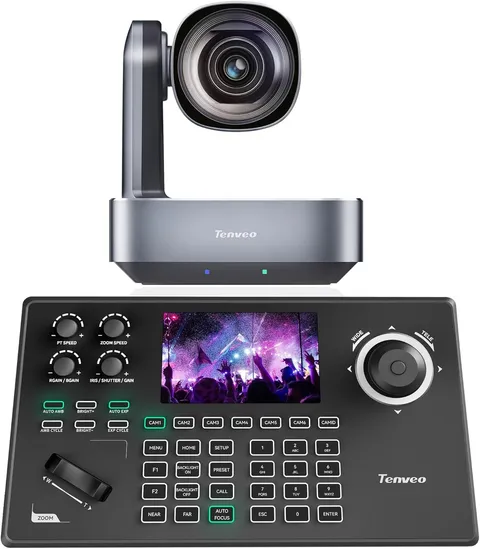 4K PTZ Camera and Controller Bundle/Kits, 12X AI Tracking Hdmi/Usb/Lan(Poe) 4K P