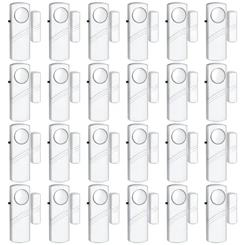 24Pack Door Window Alarms - Wireless DIY Security Sensor for Home, Burglar Al...