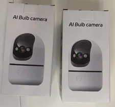 AI Bulb Indoor Camera CP21 Set of 2 New in Box