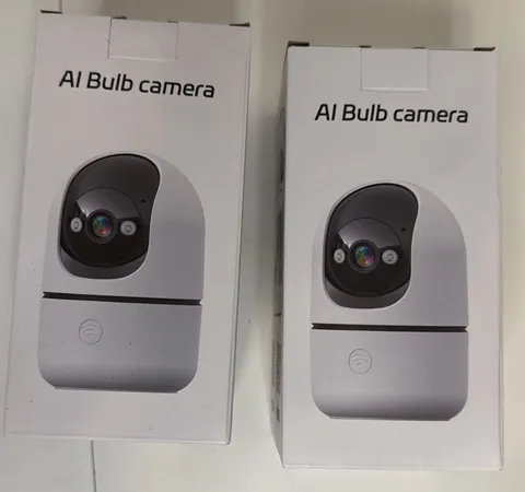 AI Bulb Indoor Camera CP21 Set of 2 New in Box