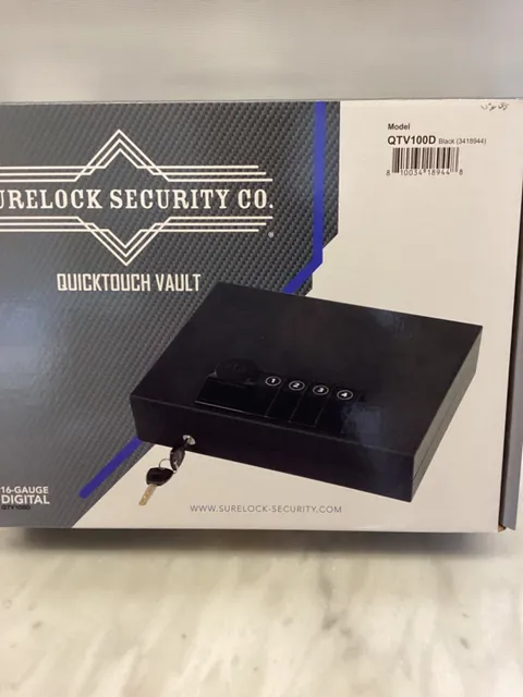 Surelock Security Co QuickTouch Safe Digital QTV100B 3418944
