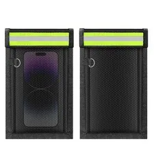 2 Pack Faraday Bags for Phones & Car Keys, Cell Phone Signal Blocking Pouch, ...
