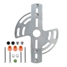 Canomo Lighting Adjustable Crossbar Kit Multifunctional Butterfly, Silver