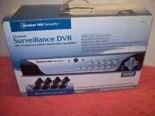 Bunker Hill Security 4-Channel 4-Camera Surveillance DVR Model 68332 (Open Box)