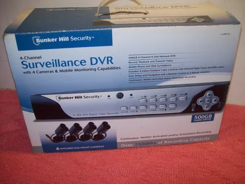 Bunker Hill Security 4-Channel 4-Camera Surveillance DVR Model 68332 (Open Box)