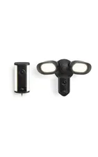 Ring Spotlight Cam Pro, Plug-In (Newest Model), Black with Floodlight Cam Pro (N
