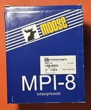 Interlogix MOOSE MPI-8 SECURITY ALARM SIREN BUILT-IN 8 Ohm SPEAKER SOUNDER