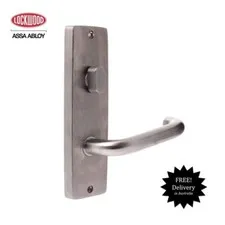 Lockwood 190470SC Interior Plate-Square End Door Furniture-FREE POST!