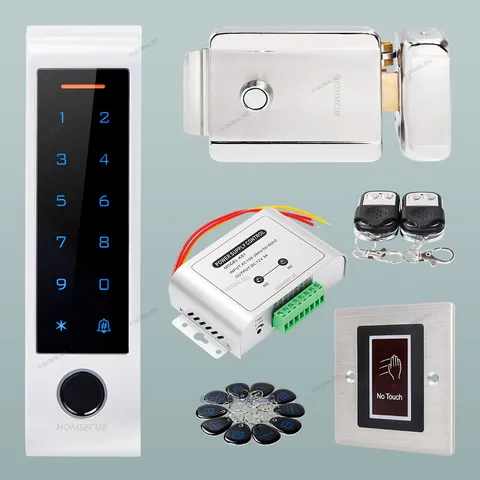 HOMSECUR IP66 APP WIFI Fingerprint Password RFID 125Khz Access Control WG26~44