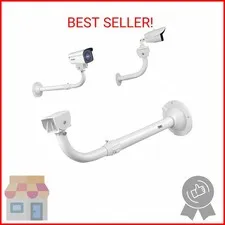 compcctv CCTV Security Camera Mount Bracket, Telescopic Adjustable Universal Wal