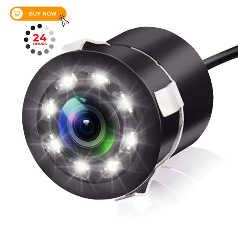 Backup Camera, JPP Embedded Rear View Waterproof X, LED car camera