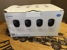 Cinnado D1 2K Indoor Security Camera 4 Pack Smart WiFi Home Surveillance