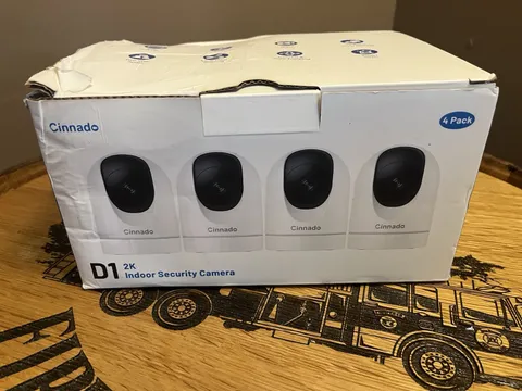 Cinnado D1 2K Indoor Security Camera 4 Pack Smart WiFi Home Surveillance