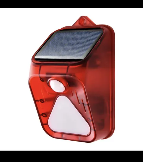 Solar Security Alarm, 100dB Siren with Motion Sensor and remote control 