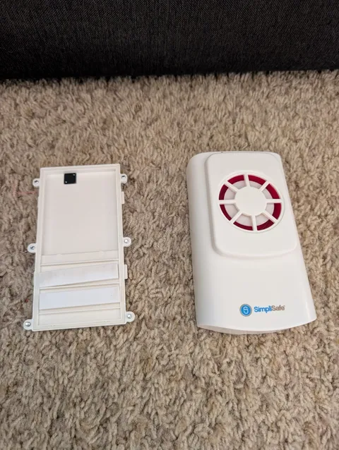 SimpliSafe 105 Decibel Wireless Siren 1st Generation Home Security WS1000
