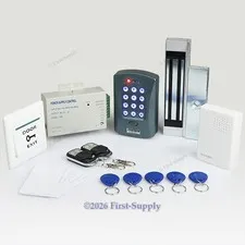 DIY RFID Access Control System Kit+180kg Magnetic Lock+2Remote Controls+Doorbell