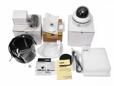 High-End Lorex PTZ Pan Tilt Zoom Security Camera Kit w Mount Cables Box