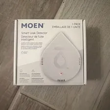 NEW Open Box Moen Flo Smart Leak Detector 920-004 WiFi Water Sensor Alexa 1 Pack
