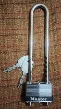 Master All Purpose Padlock Adjustable Long Shackle