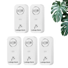 Towode Water Detectors Wireless 90Db Adjustable Audio Alarm Sensor Sensitive